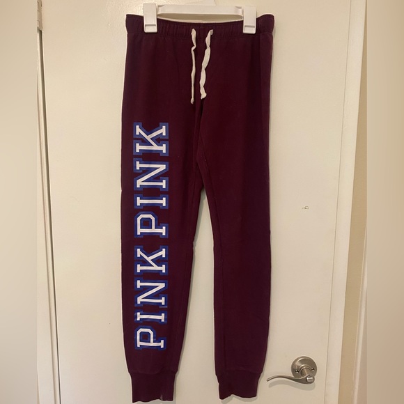 Maroon PINK joggers size XS - Picture 2 of 8